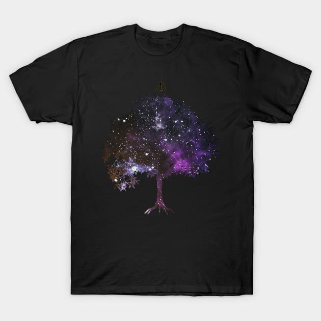 Tree of Galaxy T-Shirt by AD-official